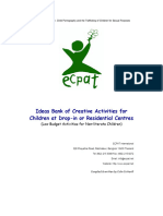 Ideas Bank of Creative Activities for Children in Drop in or Residential Centres (1)