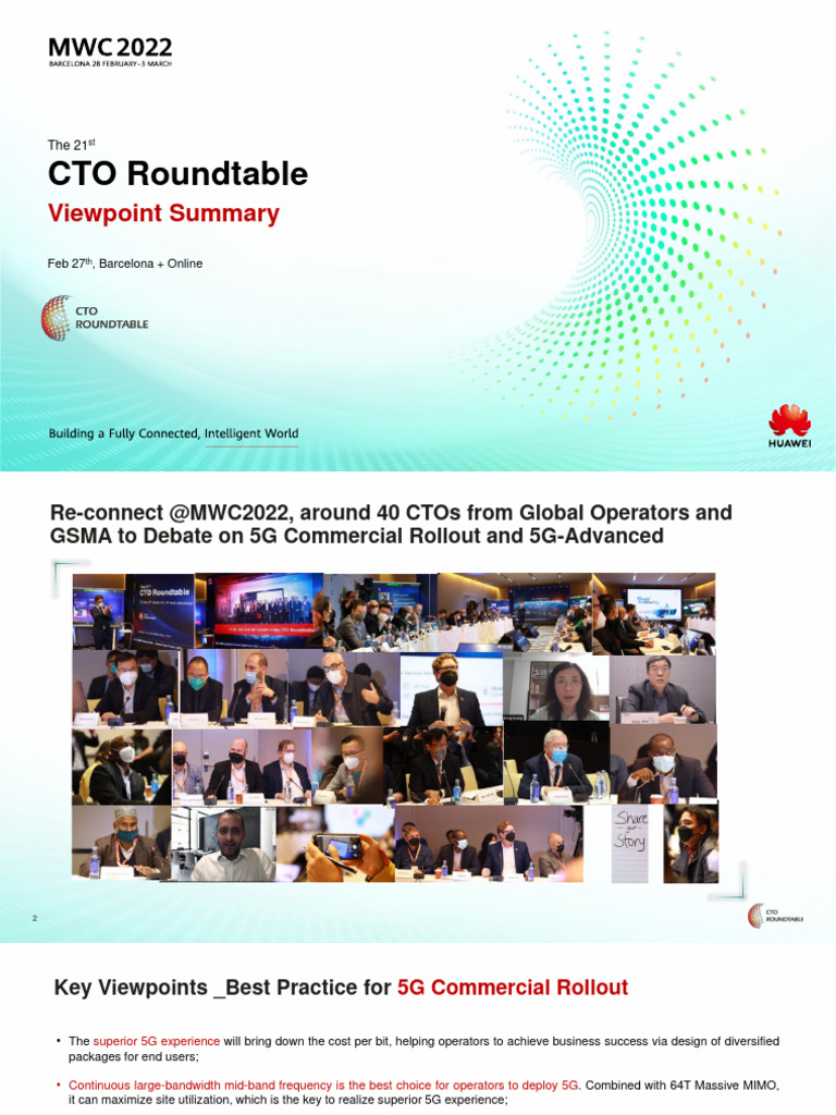 5G Rollout Insights from CTO Roundtable | PDF | 4 G | Internet Of Things