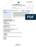 EVALUACIÓN 3° Medio II Unidad