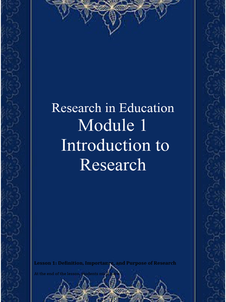 Understanding Research: Importance & Methods | PDF | Methodology | Data ...