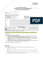 B.Des Response Sheet AY 2024