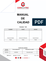 MAN-CAL-01 Manual de Calidad 20072023
