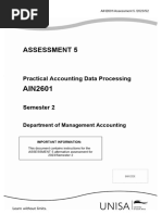 AIN2601 - Assessment 5 - 2023 - S2