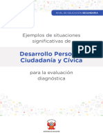 Fascículo DESARROLLO PERSONAL, CIUDADANÍA Y CÍVICA
