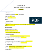 Sample of Lesson Plan K15. Details