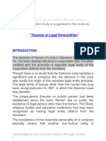 Jurisprudence_Theories of Legal Personalities 13-4 1