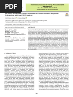 The Impact of Renewable Energy Consumption On Economic Growth in Bangladesh-Evidence From ARDL and VECM Analyses