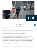 Cinco Estados Tiveram Mais de 20 Mil Ações Policiais Durante Pandemia - Agência Brasil