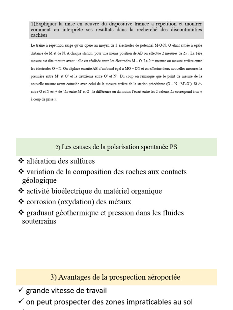 Méthodes de prospection géophysique détaillées | PDF | Antenne (Radio ...