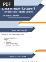 Lecture 3 Data Mining