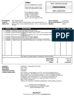 Proforma: De: Portilla Masco Gianmarco Samir