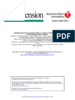 Administration Time-Dependent Effects of Aspirin On Blood Pressure in Untreated Hypertensive Patients