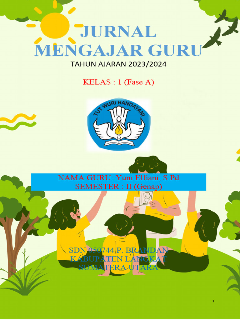 Jurnal Harian Kelas 1 Kurikulum Merdeka | PDF | Karier & Perkembangan