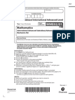 downloadMathsA levelPapersEdexcel IALMechanicsM2QPJune20202220QP PDF