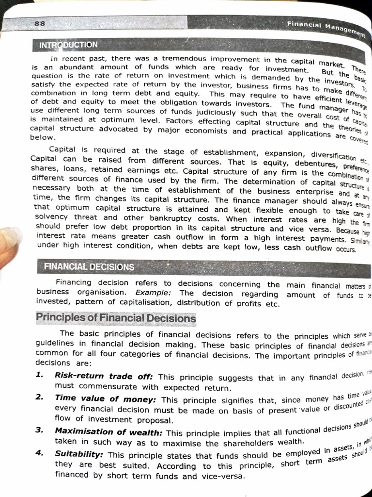 Fm Capital Budgeting Unit 5 Pdf