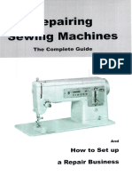 Repairing Sewing Machines Service Manual