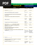 Everydays Science 1000 Most Repeated MCQs by TestPoint - PK