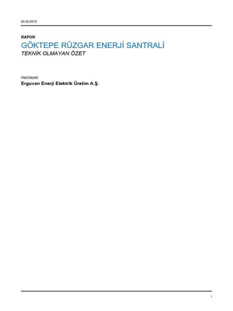 Teknik Olmayan Ozet Tr V1 Pdf