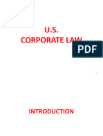 U.S. Coporate Law - 1