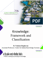 Knowledge Framework and Classification