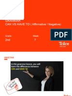 ING - 2° - Grammar - Can Vs Have To (Meet)