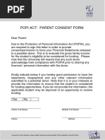 UWC 2025 Application Consent Form | PDF | Information | Social Ethics