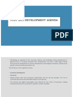 Post 2015 Development Agenda