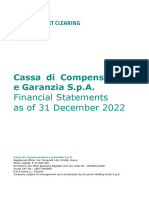 Cassa Di Compensazione e Garanzia Spa Financial Statement 31.12.2022 Eng