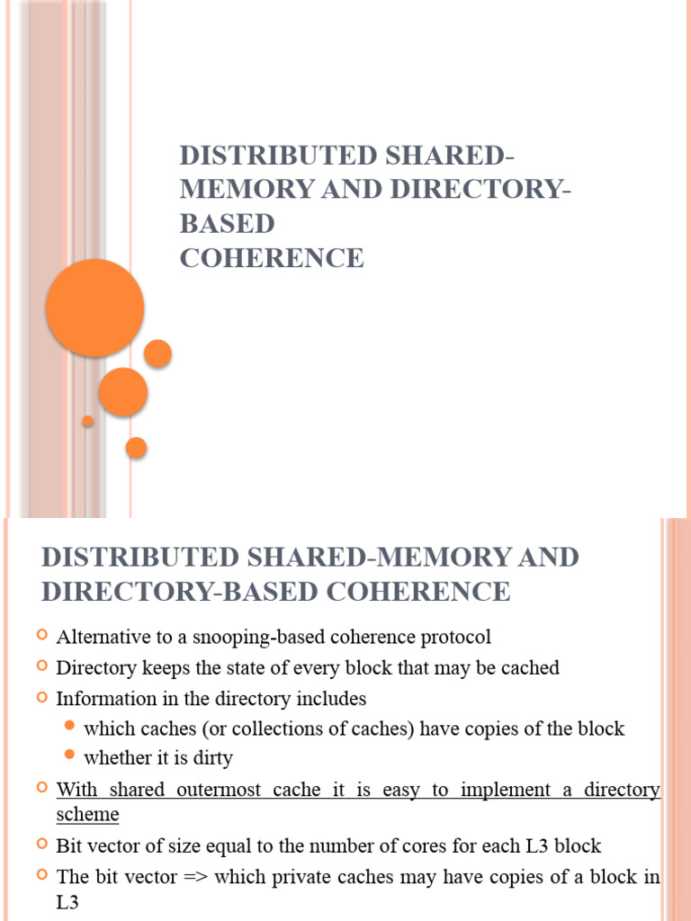 L41 - Distributed Shared-Memory and Directory-Based | PDF | Cpu Cache ...