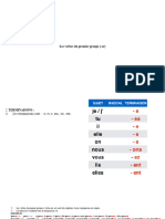 Les Verbes Du Premier Groupe (-Er)
