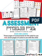 16 - Preschool Assessment Forms (Preschool or Homeschool)