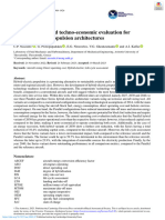 Environmental and Techno Economic Evaluation For Hybrid Electric Propulsion Architectures