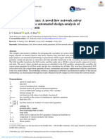 Virtual Gas Turbines A Novel Flow Network Solver Formulation For The Automated Design Analysis of Secondary Air System