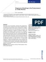 The Main Differential Diagnosis of Swellings in The Posterolateral Part of The Hard Palate A Mini Review