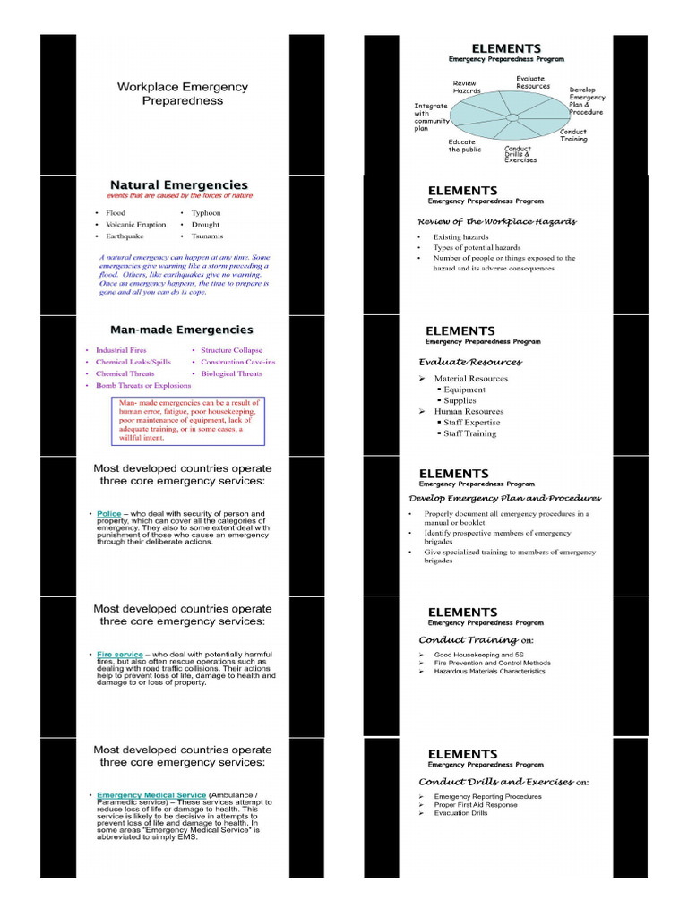 Workplace Emergency Preparedness | PDF