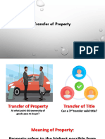 Lecture Guide On Transfer of Property