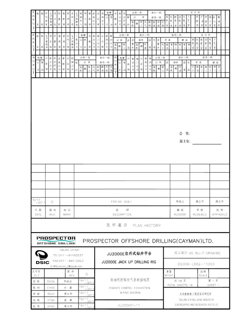 Engine Control Connection Wiring Diagram Ds309-E662-11003 | PDF