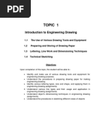 Drawingmodul Topic1 Introductiontoengineeringdrawing