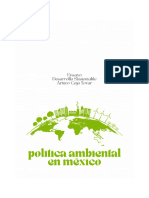 Política Ambiental en México (Ensayo)