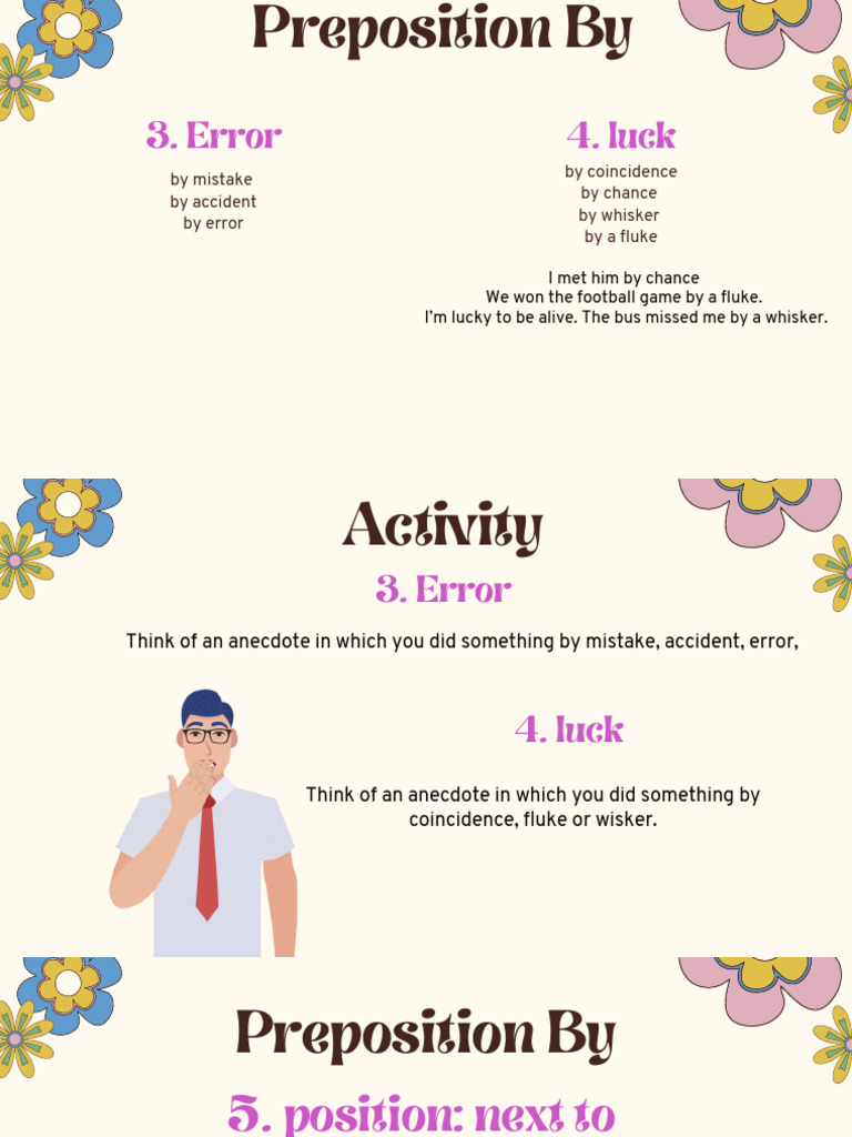 Understanding Prepositions: 