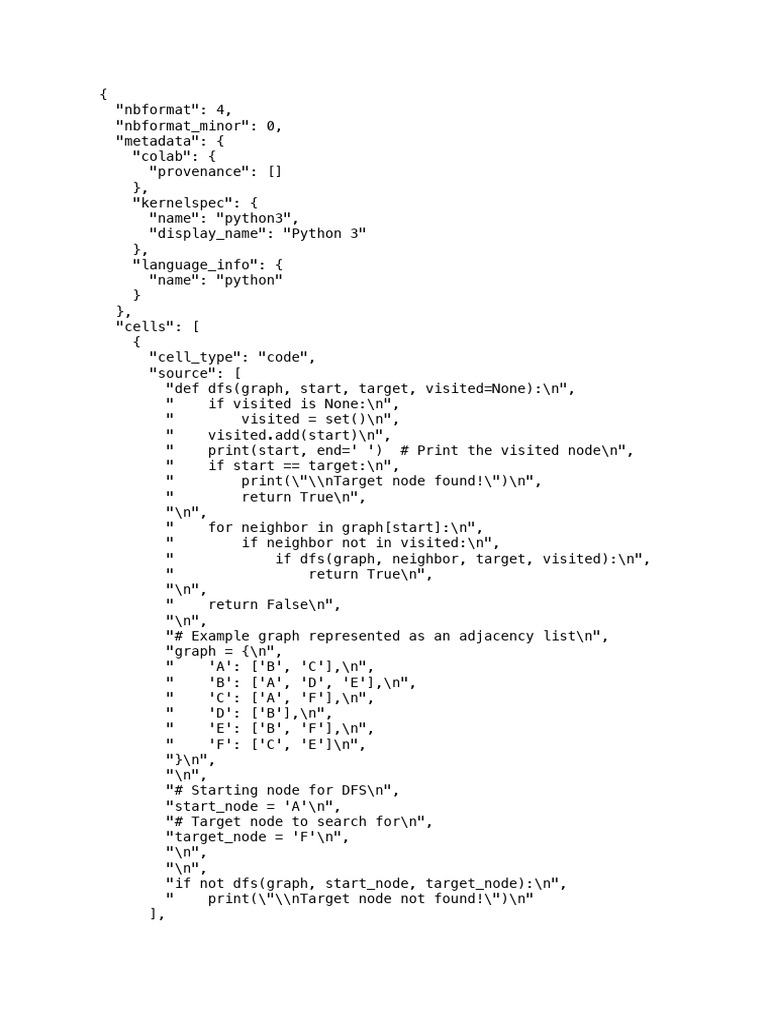 Dfs | PDF | Algorithms | Applied Mathematics