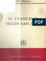 Alfred Wikenhauser, El Evangelio Segun San Juan