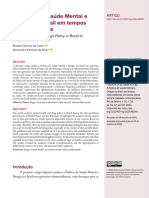 A Política de Saúde Mental e Drogas No Brasil em Tempos Ultraneoliberais