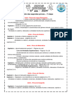 Conteudo de Provas 1a Etapa Ultimas Provas