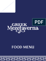 Greek Mezetaverna Menu - Updated