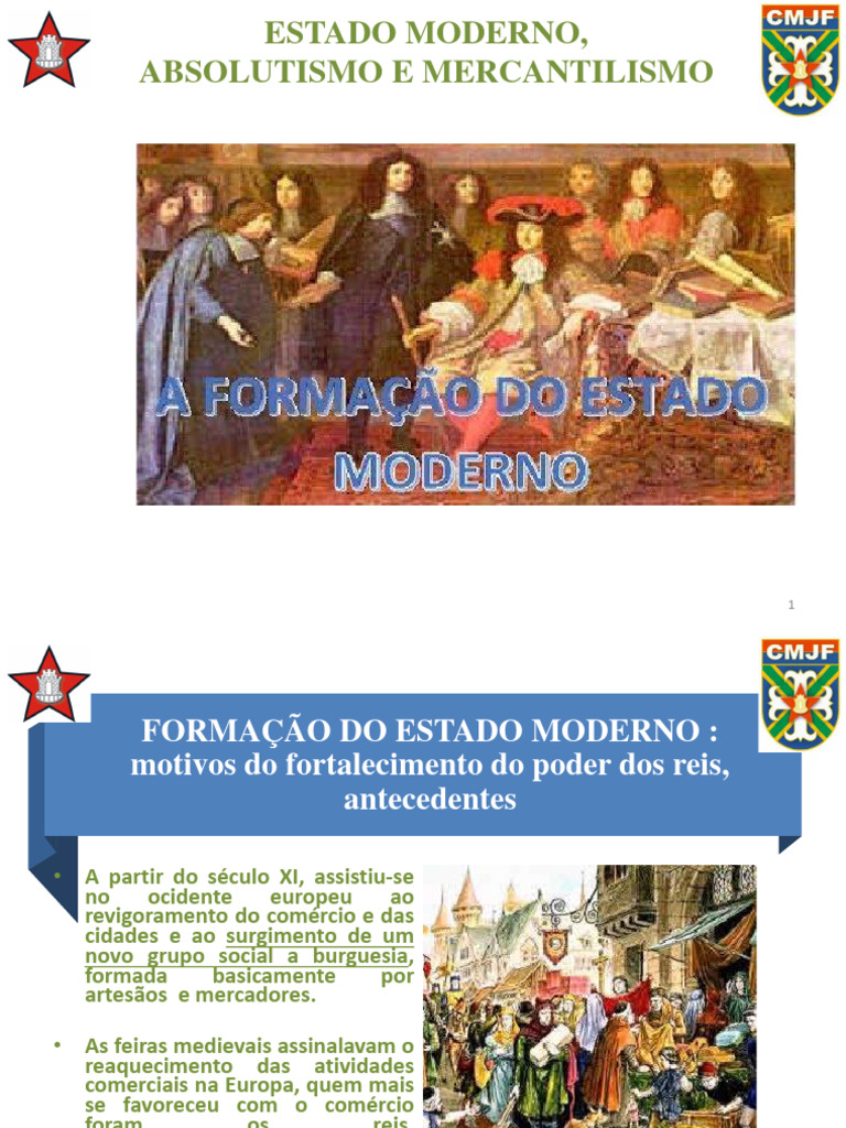 Formação do Estado Moderno e Absolutismo | PDF | Mercantilismo ...