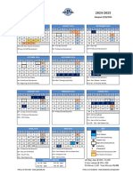Approved 2024-2025 PISD School Calendar