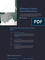 Relevance of Various Interest Rates