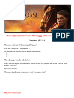 War Horse Film Guide Questions