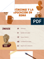 Latinismos Y La Educación en Roma